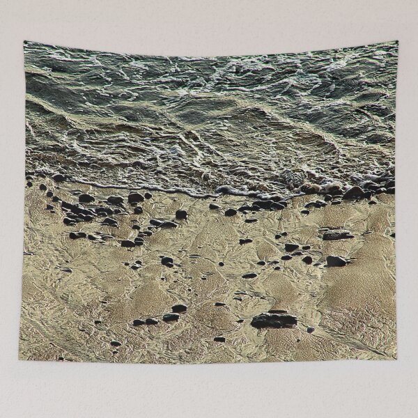 Item preview, Seashore Ebbing Wave Sand Coastal Beach designed and sold by Anna Lemos.