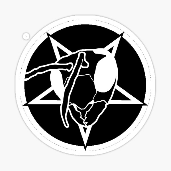 Satanic Metal Rock Wasp Logo Sticker