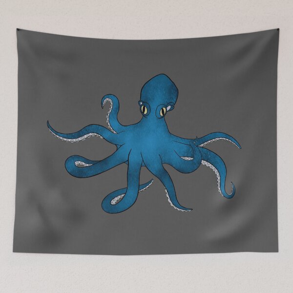 Item preview, Blue Greater Pacific Octopus designed and sold by EventideChaos.