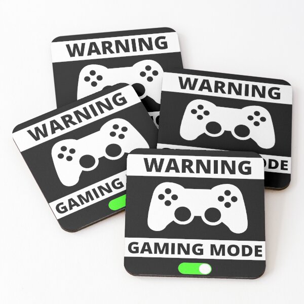 Artikelvorschau, Lustige Gaming-Geschenkidee, Warnung Gaming-Modus-On entworfen und verkauft von Cool-A1-Designs.