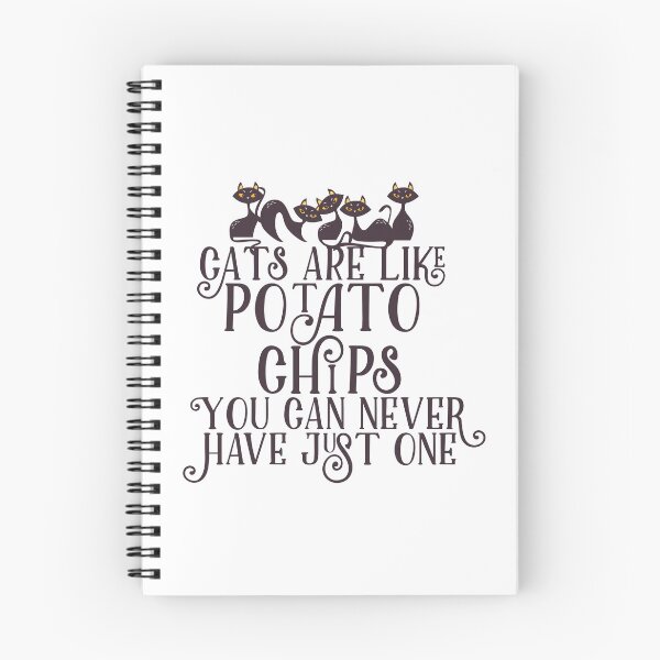 Item preview, Cats Are Like Potato Chips designed and sold by erinpriest.