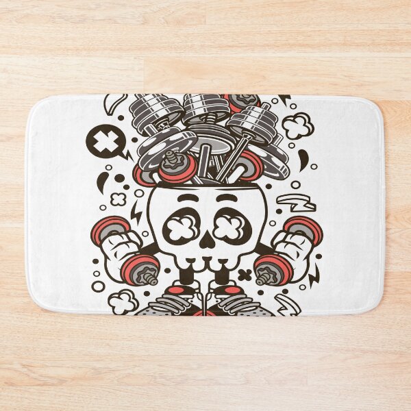 Item preview, Barbell Skull Head designed and sold by obviouslogic.