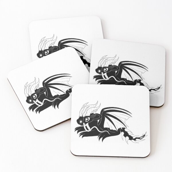 Item preview, Adorable Baby Dragon, Black and White designed and sold by EventideChaos.