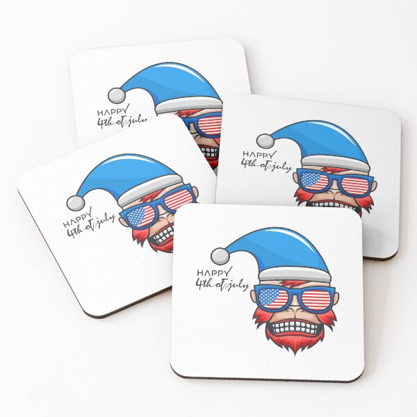 Item preview, Happy 4th of july, funny design designed and sold by Ammar-the-goat.