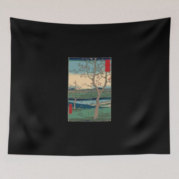 Item preview, Mount Fuji And Prunus Flowers Japanese Blossom Oriental designed and sold by enstacee75.