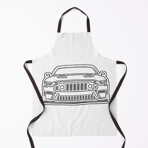 Item preview, 2021 Mustang Mach1 Outline in Oxford White designed and sold by FabFreakShop.
