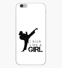 Kick Like a Girl iPhone Case