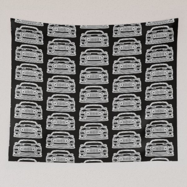 Item preview, 2021 Mustang Mach1 Outline in Oxford White. designed and sold by FabFreakShop.