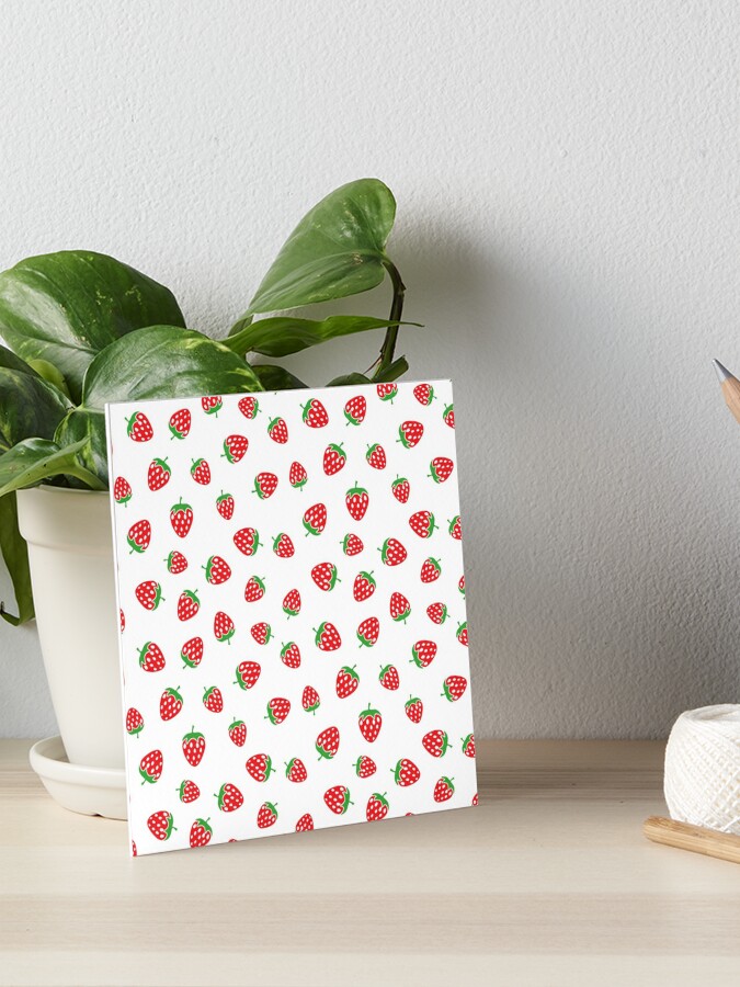 Strawberry Wrapping Paper, Cute Wrapping Paper, Birthday Gift Wrap