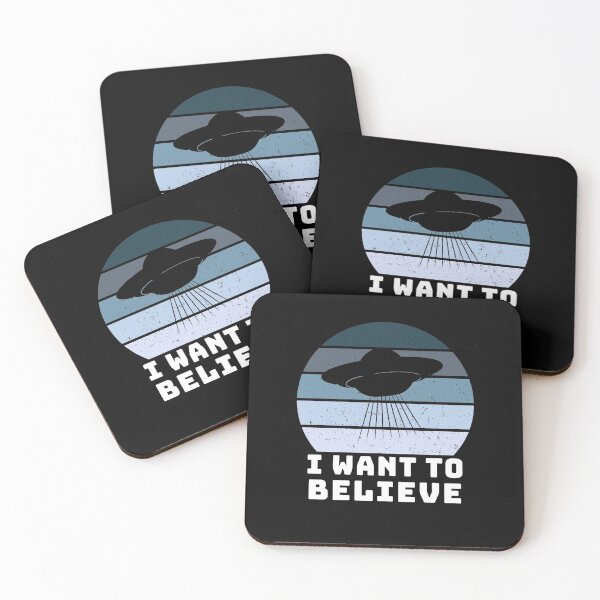 Item preview, I Want To Believe Funny Aliens Phrase Flying Saucer For Space Lovers designed and sold by hattem.