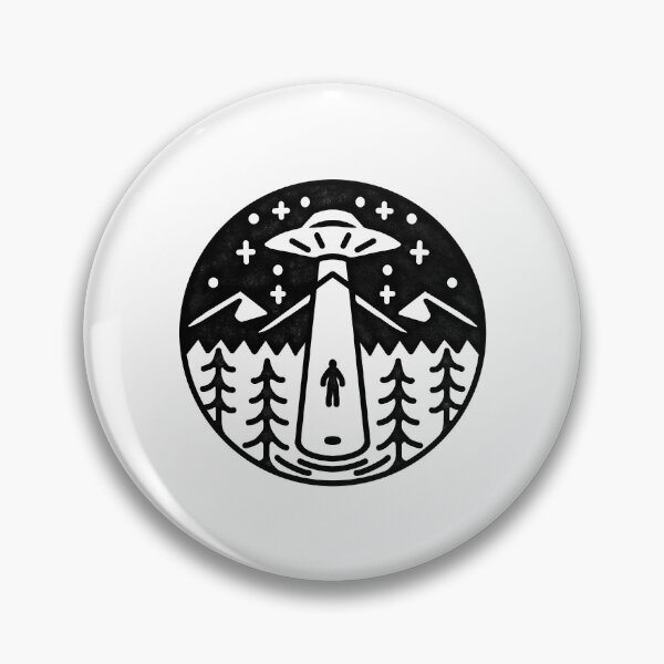 Artikelvorschau, UFO Abduction Nature Scene entworfen und verkauft von HalpinDesign.