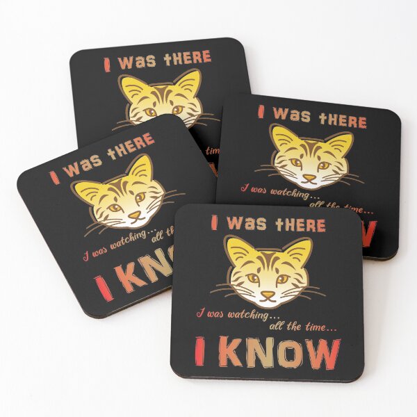 Item preview, Estuve allí, lo sé, gato testigo designed and sold by StencilMyst ..