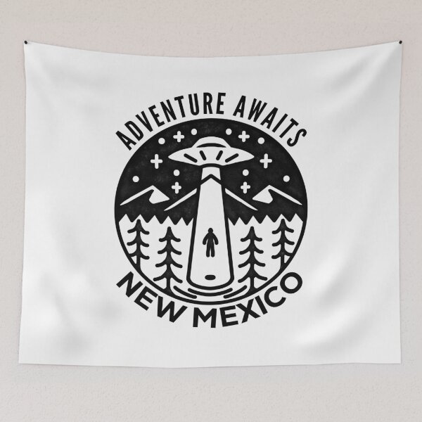 Item preview, New Mexico UFO Abduction Nature Scene designed and sold by HalpinDesign.
