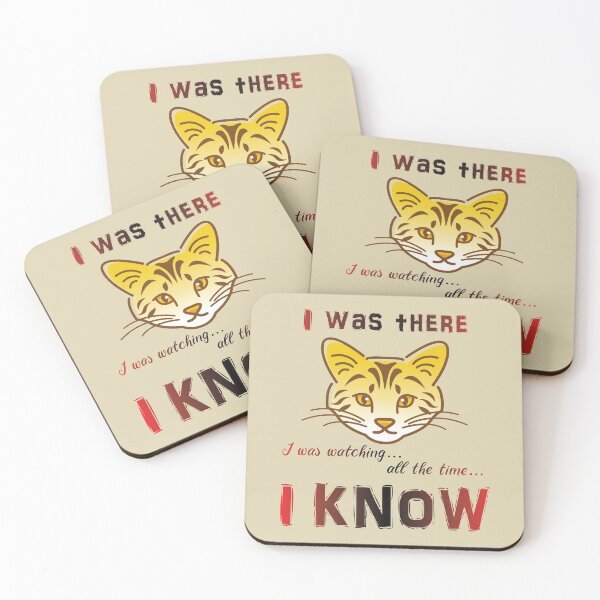 Item preview, Estuve allí, lo sé, gato testigo designed and sold by StencilMyst ..