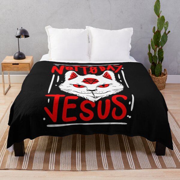 Item preview, Not Today Jesus Satan Loves Me Lucifer Gift Idea T-shirt designed and sold by Músico Ilustre.