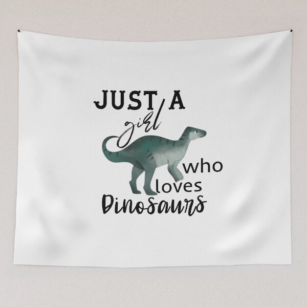 Item preview,  just a girl who loves dinosaurs designed and sold by zahra369der.