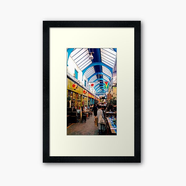 Inside Brixton Village Market Framed Art Print