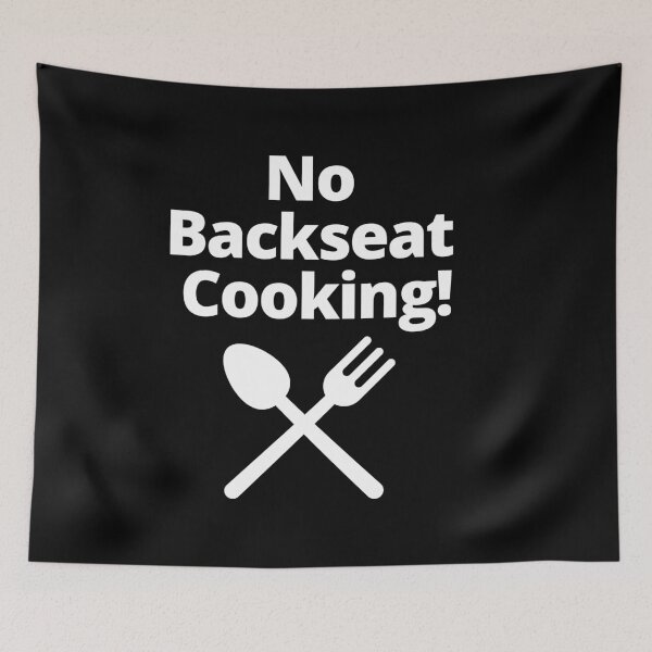 Item preview, No Backseat Cooking designed and sold by Midnight Sky Sundry.