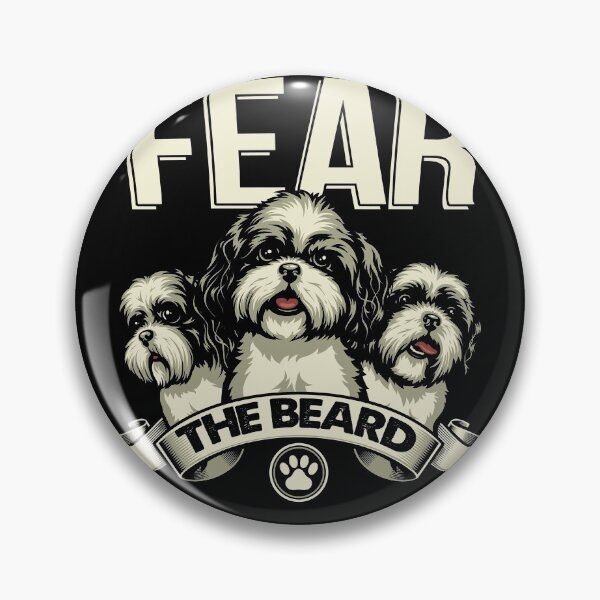 Item preview, Funny Shih Tzu Fear The Beard designed and sold by kieu-diem-1102.