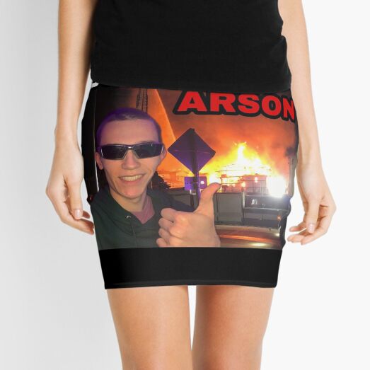 Be Bald Do Arson Mini Skirt