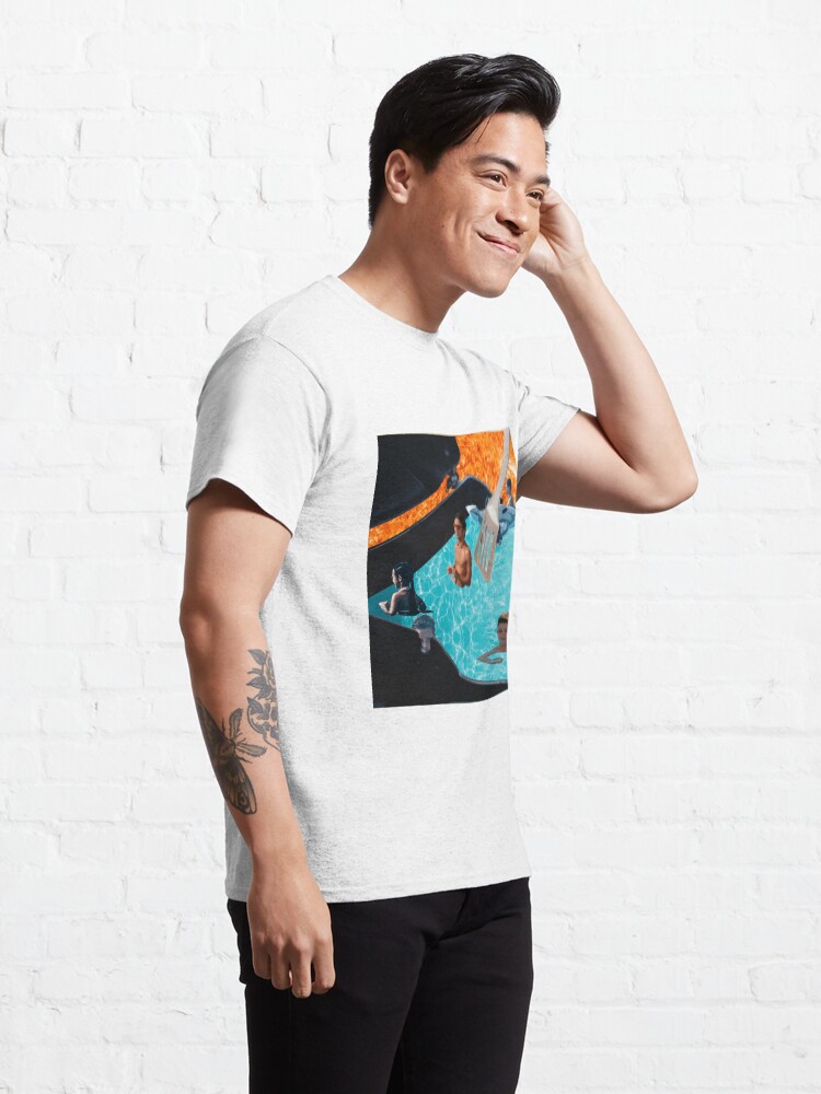 Alternate view of Warm Swimming Pool of Summer (Collage Art) Classic T-Shirt