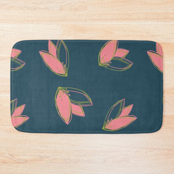 Item preview, Mod bold floral - Teal, pink, green designed and sold by Kathy-Bourque.