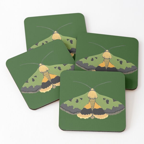 Item preview, Green Drab Moth designed and sold by Fave101.