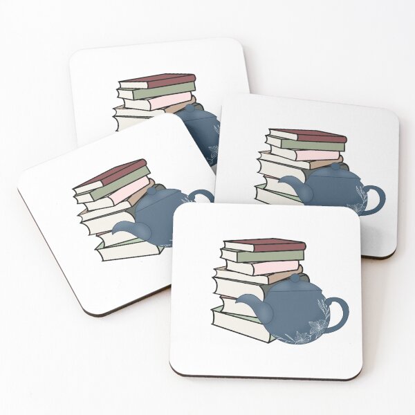 Item preview, Books and Tea Time designed and sold by TheLoyalSpade.