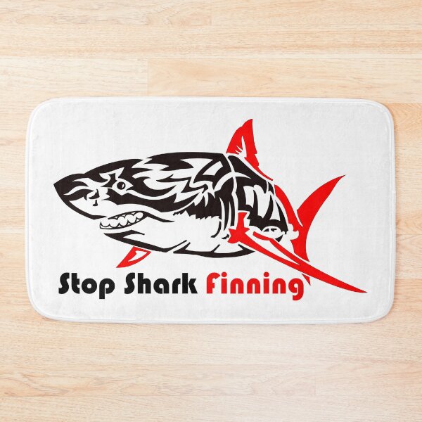 Item preview, Show your support to Stop Shark Finning with these cool products.  Choose between several Shark species.  Great White. designed and sold by A-Dube-Thought.