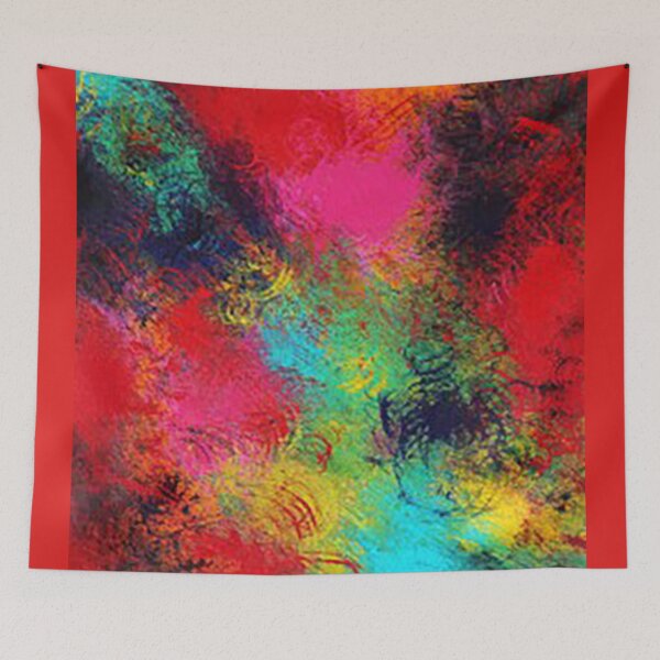 Item preview, Whisps of Color, Smokey colorful, abstract pattern designed and sold by Nostrathomas66.