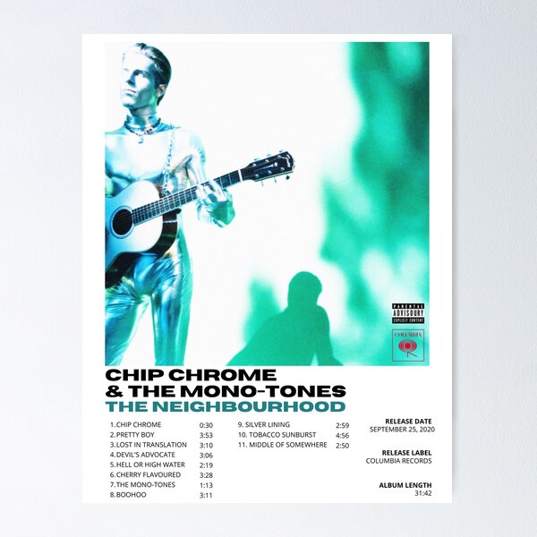 Item preview, The neighbourhood, chip chrome and the mono-tones album designed and sold by daphnewolff.