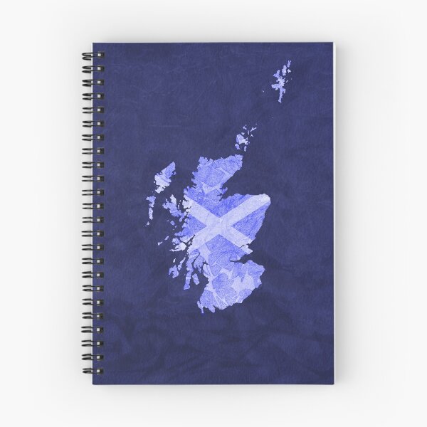 Item preview, Scotland with Saltire on Dark Blue Background designed and sold by Moti Black.