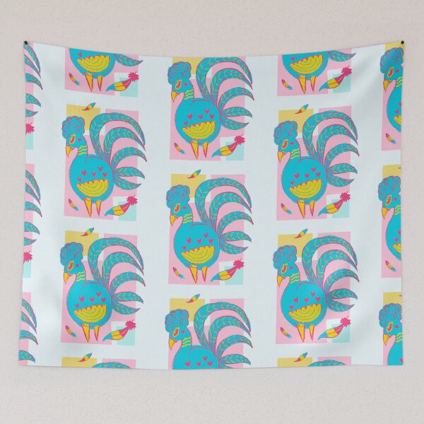 Item preview, Pansexual Pride Month Silkie Chicken designed and sold by narwhalwall.