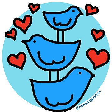 Artwork thumbnail, Love Birds by cartoongoddess
