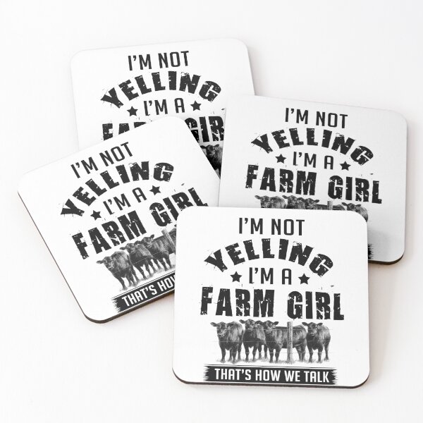 Item preview, I'm not yelling i'm a farm girl that's how we talk designed and sold by Titmit.