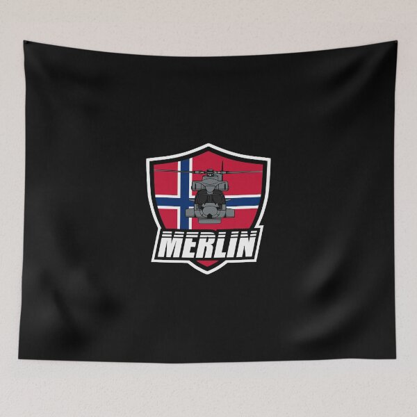 Item preview, Norwegian Merlin Helicopter Patch  designed and sold by ndreya19.