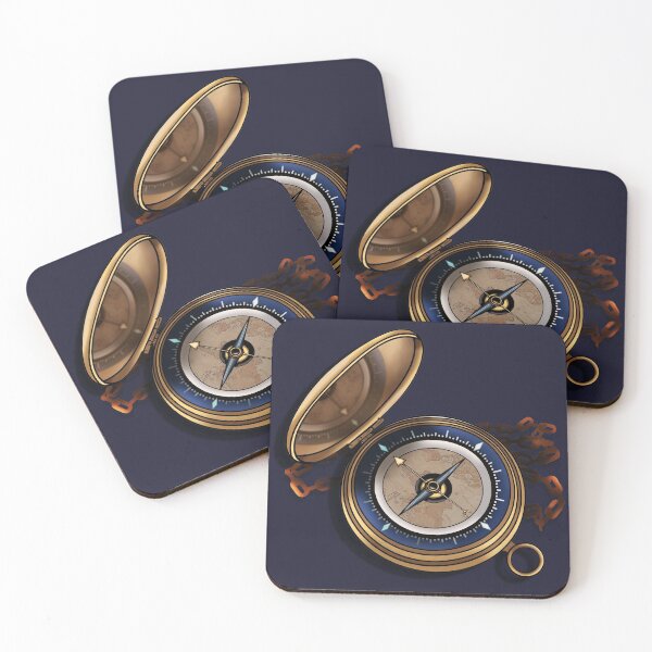 Item preview, Opened Pocket Nautical Compass designed and sold by iduzarts.