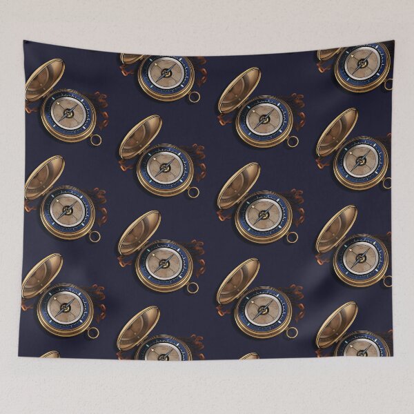 Item preview, Opened Pocket Nautical Compass designed and sold by iduzarts.