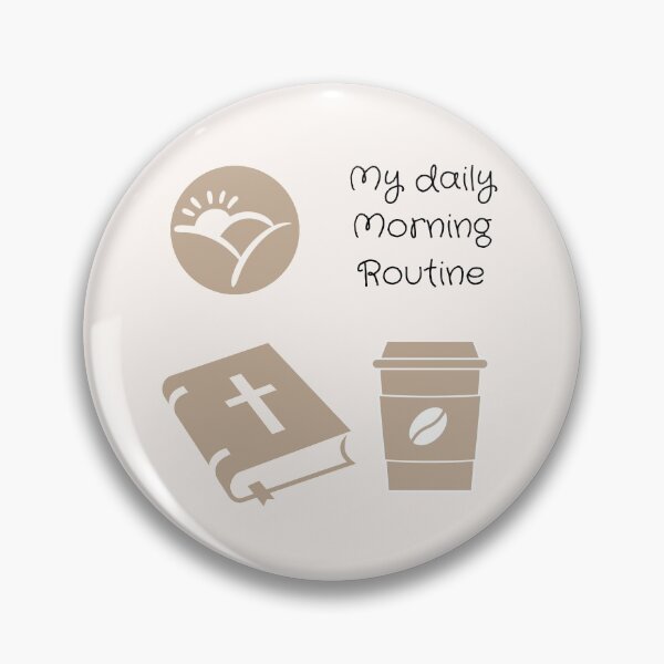 Item preview, My daily morning routine - bible coffee Jesus Mom life designed and sold by missionbear.
