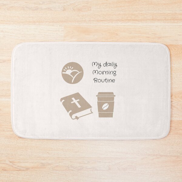 Item preview, My daily morning routine - bible coffee Jesus Mom life designed and sold by missionbear.