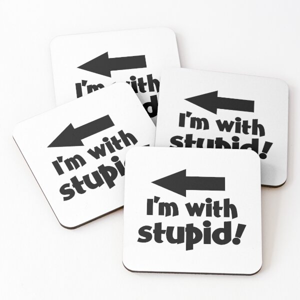 Item preview, I'm with Stupid! designed and sold by laugh-out-loud.