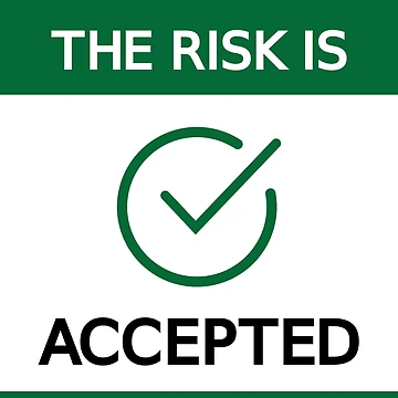 Artwork thumbnail, The Risk Is: ACCEPTED by eigenmagic