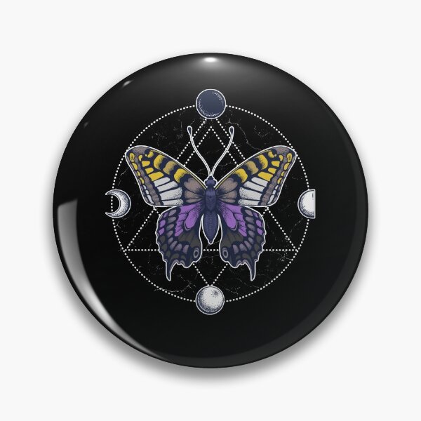 Item preview, Nonbinary Butterfly designed and sold by Clara Hollins.