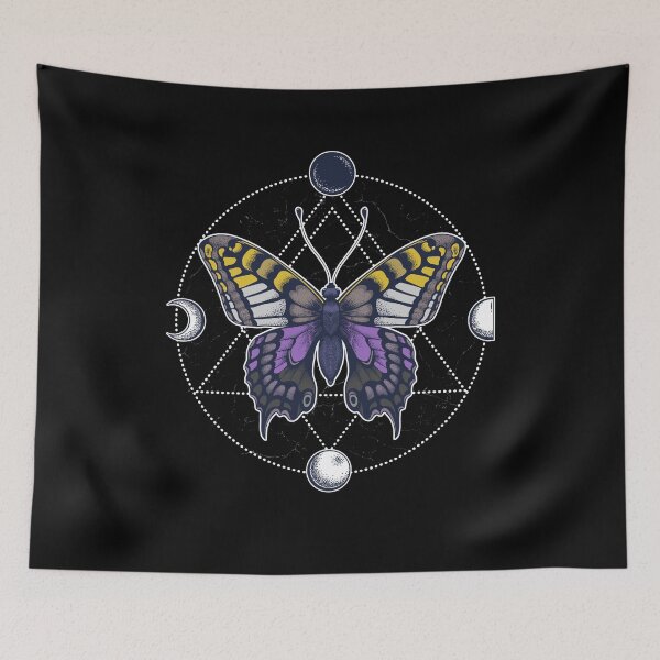 Item preview, Nonbinary Butterfly designed and sold by Clara Hollins.
