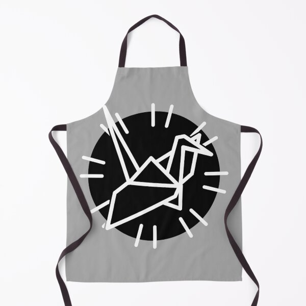 Item preview, White Crane and Lines with Black Circle designed and sold by falcon56.