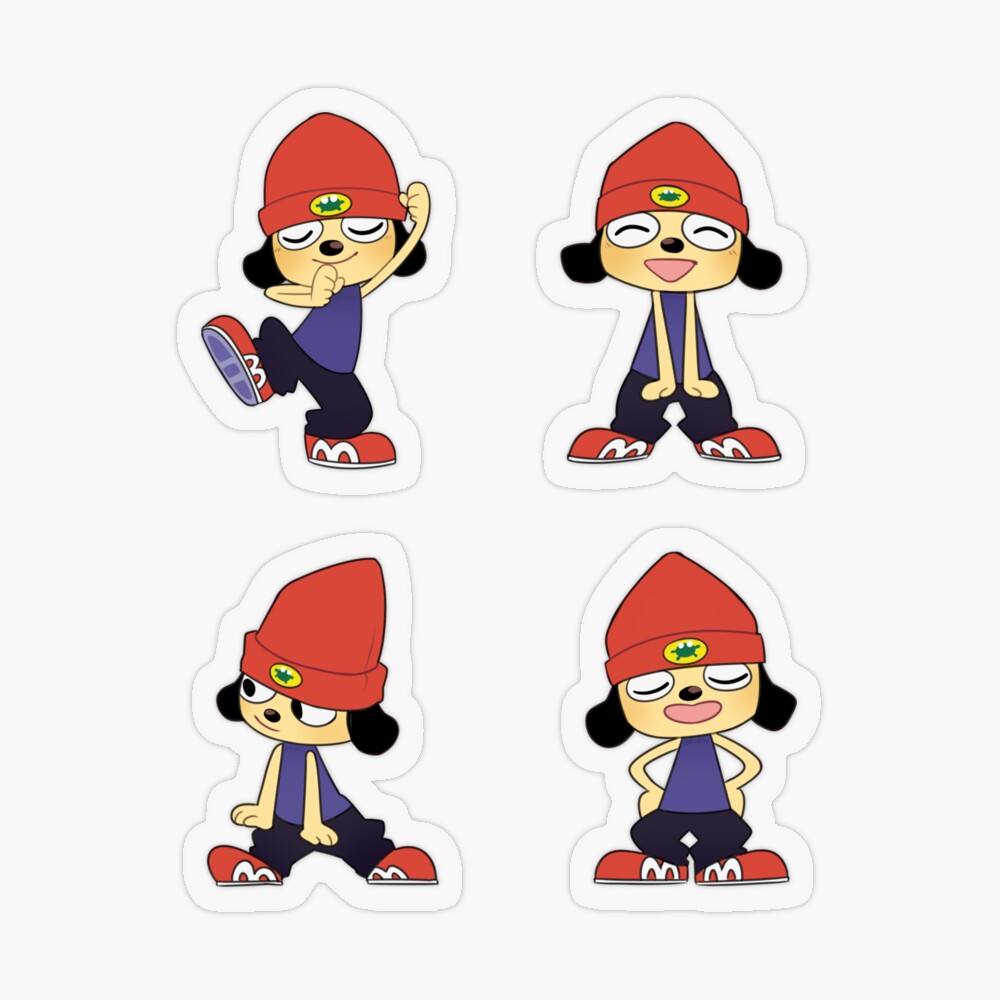 Parappa the Rapper Stickers by Esmahasakazoo -- Fur Affinity [dot] net