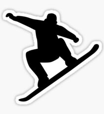 Snowboarding freestyle Sticker
