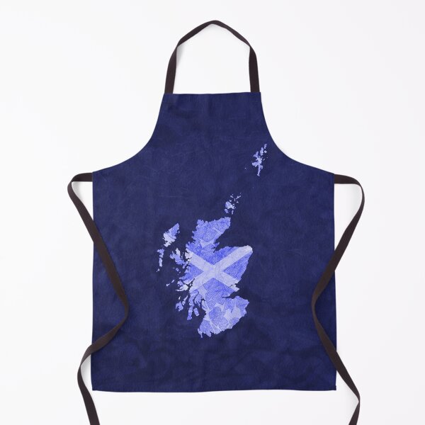 Item preview, Scotland with Saltire on Dark Blue Background designed and sold by Moti Black.