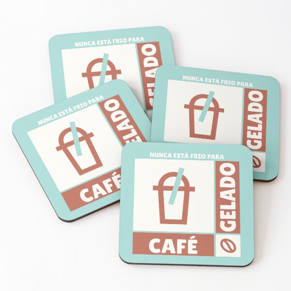 Item preview, NUNCA ESTÁ FRIO PARA GELADO CAFÉ designed and sold by AladdinMktgs.