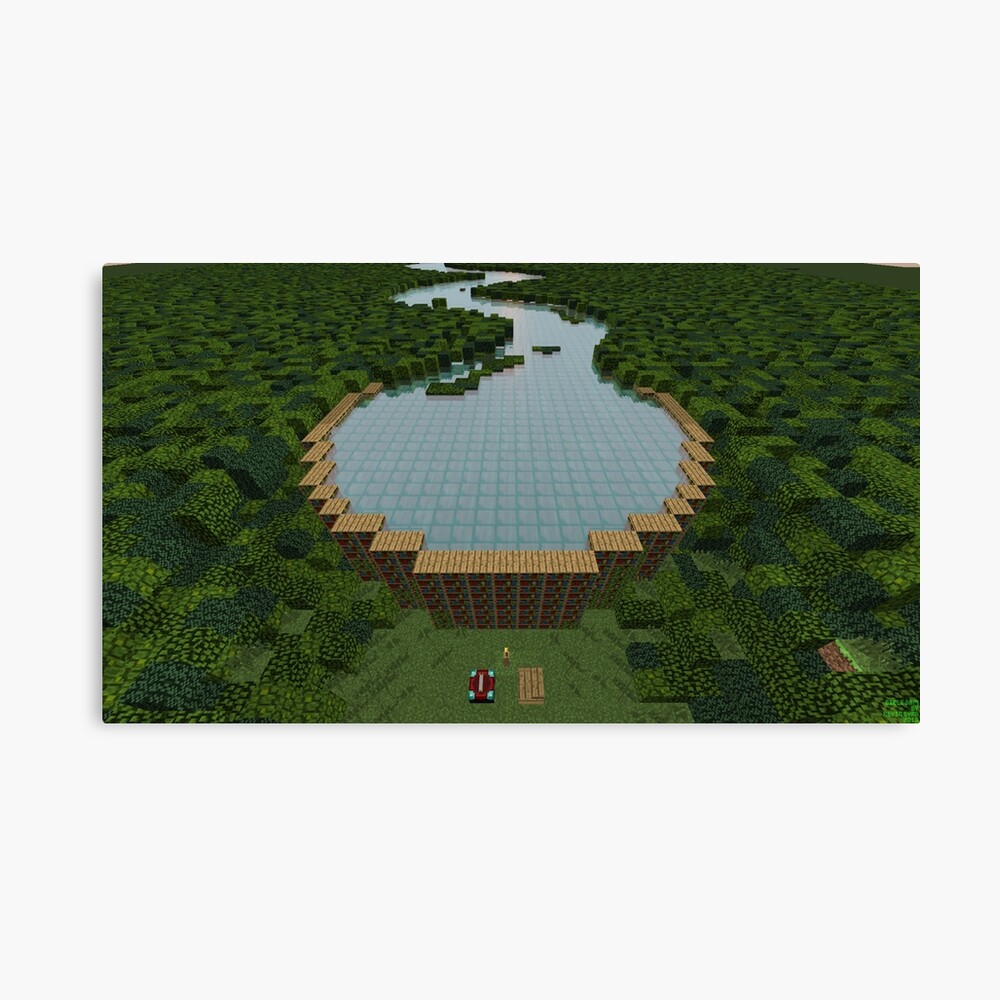 Yerka's Bible Dam In Minecraft" Photographic Print By Teratoma | Redbubble